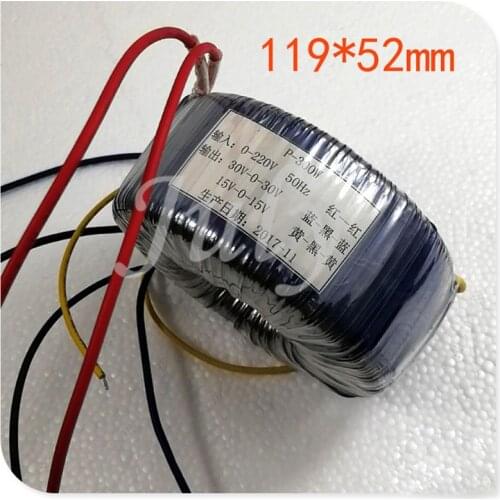 Pure copper wire 300W toroidal transformer, dual 30V4.7A, dual 15V 0.6A ring cattle, dedicated for HIFI audio