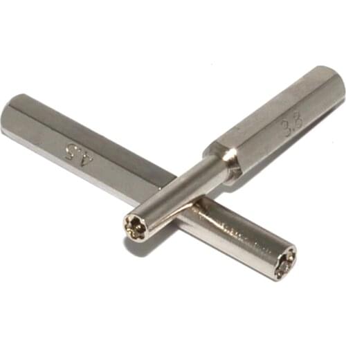 3.8mm and 4.5mm Gamebit Hex Tool Bit Screwdriver for N64 for N GC for SNES Console for Game Cartridge