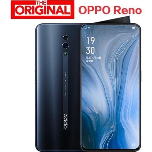 Stock Original OPPO Reno Smart phone Octa Core 6.4 inch Qualcomm 710 NFC 2340*1080 3 Cameras 48MP+5MP Fingerprint ID Cell phone