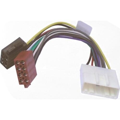 Msanzeo Standard CAR Audio ISO Cable Harness Connector for Subaru Impreza Forester Impreza Liberty Outback Forester
