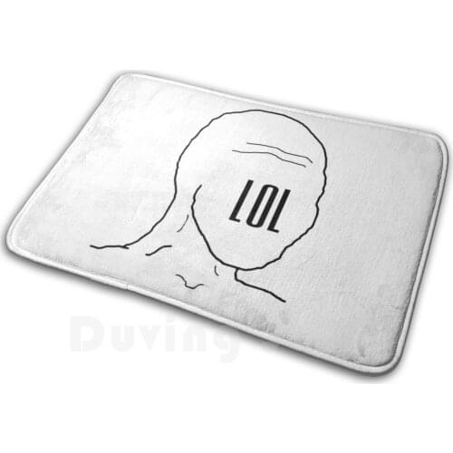 Wojak Memes Carpet Mat Rug Cushion Soft Wojak Chad Virgin Meme Troll 4chan 9gag Doomer Bloomer Political Compass Reddit