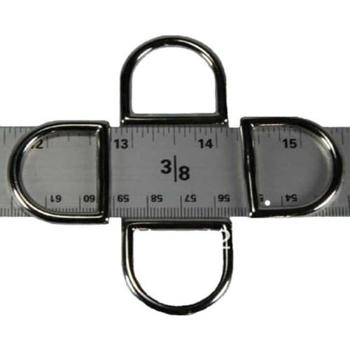 1" Die Cast Square bottom Dee Rings D webbing strap top quality 25mm inside diameter D Rings 50Pcs/lot