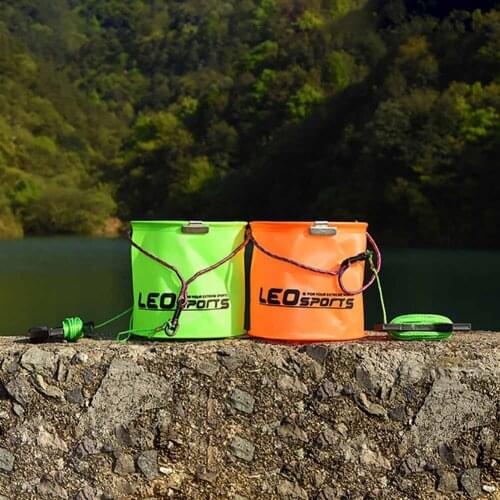 1Pcs Eva Thickened Folding Bucket Camping Fishing High Compression Water Wash Bucket Outdoor Tools 18*18*18cm