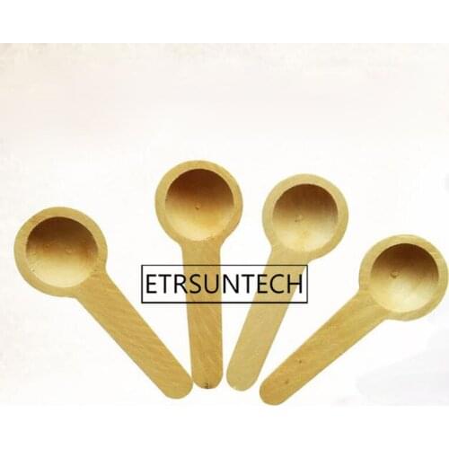 1000pcs Mini Nature Wooden Home Kitchen Cooking Spoons Tool Scooper Salt Seasoning Honey Coffee Spoons