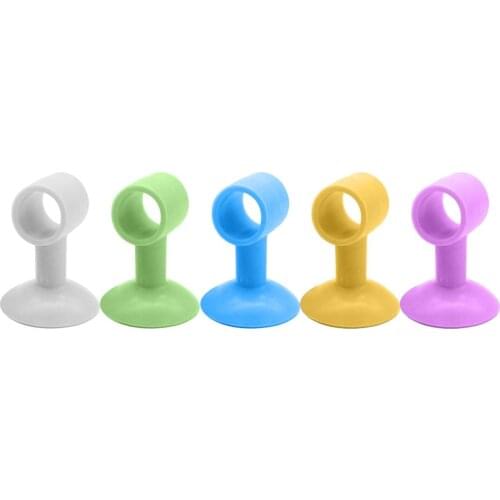 2pcs Anti Collision Protecting Pad No Drilling Durable Soft Environmentally Friendly Door Stopper Doorknob Wall Mute Crash Pad