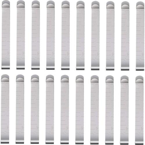 20pcs Hemming Clips 3 Inches Measurement Ruler Sewing Clips For