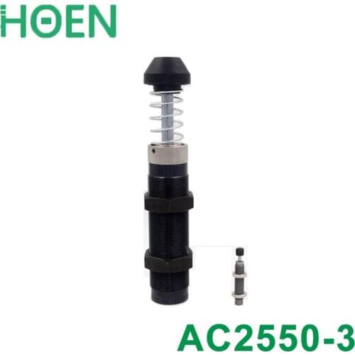 AC2550-3 Pneumatic Cylinder Shock Absorber AC 2550-3 Low speed AC series OD thread size 25mm stroke 50mm Specifications M25*1.5