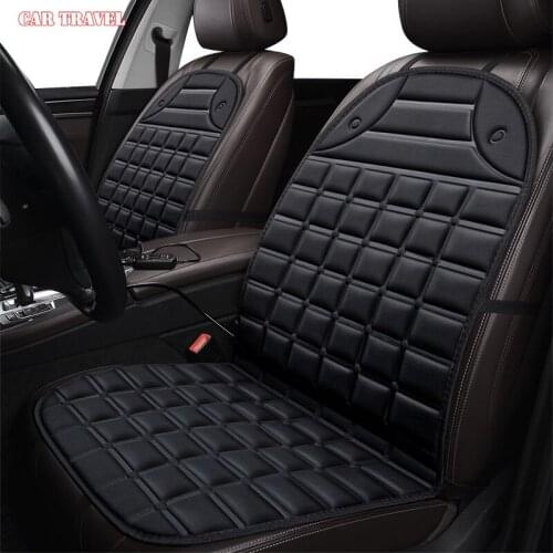 CAR TRAVEL 12V Heated car seat cover for Mitsubishi lancer ASX carisma outlander FORTIS Galant pajero L200 Winter Pad Cushions