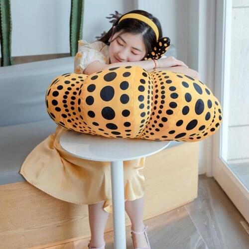 Pumpkin Shape Elastic Plush Pillow Cotton Halloween Strong Flexibility Plush Doll for Relax