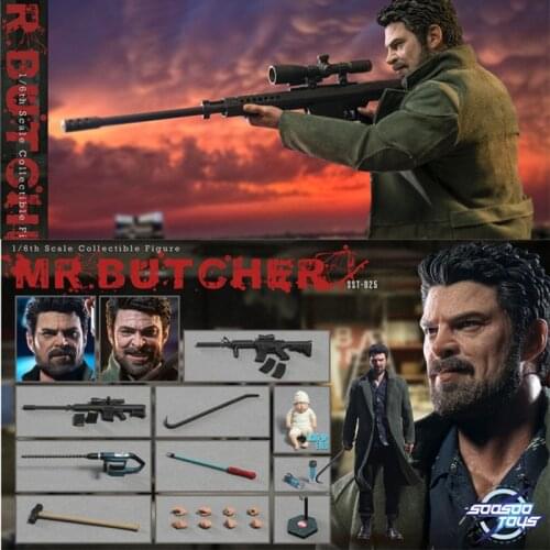 Soosootoys 1/6 SST025 Mr.Butcher The Boys Billy Butcher 12" Full Set Action Figure Model In Stock