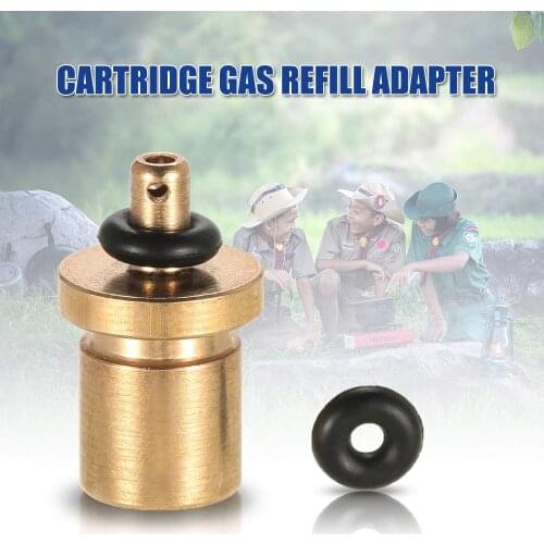 Hot Outdoor Camping Gas Refill Adapter Camp Stove Gas Cylinder Gas Tank Gas Burner Accessories Hiking Inflate Butane Canister