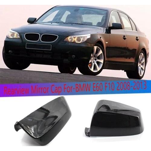 Car Rearview Mirror Cap Wing Side Mirror Cover 51167187431 51167187432 for BMW E60 F10 2008-2013