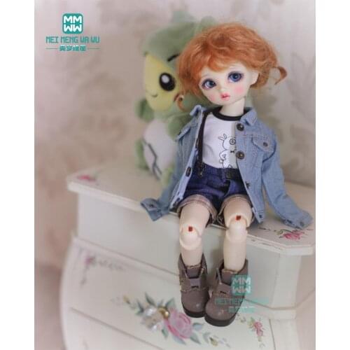 Doll clothes for fits 27cm-30cm 1/6 MYOU YOSD BJD dolls Toys Spherical joint doll Fashion denim jacket