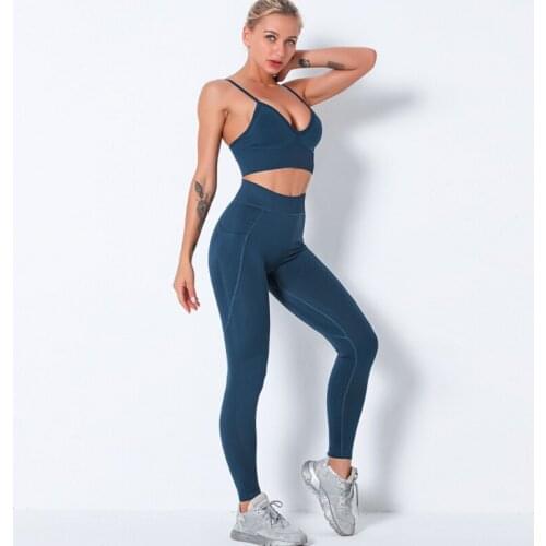 Female Exercise Leggings Breathable Push Up Slim Trouser Fashion High Waist Seamless Women