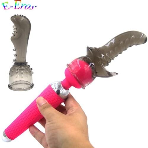 ORISSI Magic Wand Attachment AV Rod Head Cap G-Spot Clitorial Stimulation Vibrator Accessories Adult Sex Toys for Women