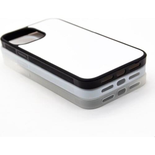 Soft Rubber Sublimation Blanks 2D Phone Case Covers Anti-Slip Compatible with iPhone 7 8 xs xr 11 12 pro max 6s se