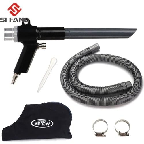 New 2 In 1 Air Wonder Gun Kit Dual Function Air Vacuum Blow Gun Pneumatic Cleaner Kit Air Blow Gun Kit with 3 head air Tools