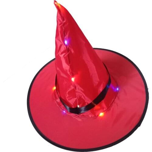 Orange Witch Hats Masquerade Wizard Hat Party Hats Cosplay Halloween Party Fancy Dress Decor Top Hat 04