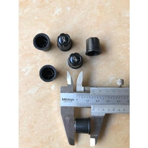 Original new 100% XC-5874-1 XC-5874-2 D axis plastic knob cap potentiometer volume adjustment half axis knob