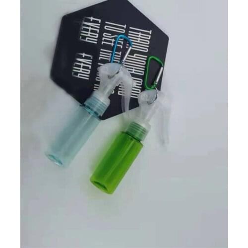 Portable Plastic Spray Bottle Keychain Holder 60ml Empty Mist Spray Bottles for Cleaning Solutions Travel Size N0PF
