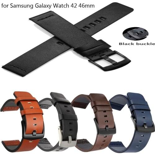 Italy Oily Leather Watchband 18 20 22 mm for Garmin Vivoactive 3 vivoactive 4/4S Sport Quick Release Watch Band Wrist Belt strap