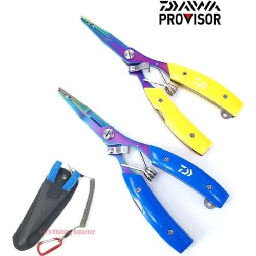 DAIWA Fishing Pliers Fishing Tools Line Cutter Multifunctional Knot Stainless Steel Fishing Scissors Hook Remover
