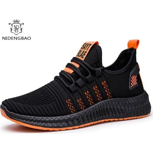 Sport Running Men Shoes Air Mesh Breathable Men Sneakers New Cushioning Casual Balck Shoes Lightweight Zapatillas De Deporte
