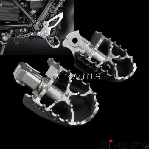Motorcycle Steel Anti-slip Foot Pegs Footrests For BMW R nineT 2014-2018 R9T R nine T Front Foot Pedal