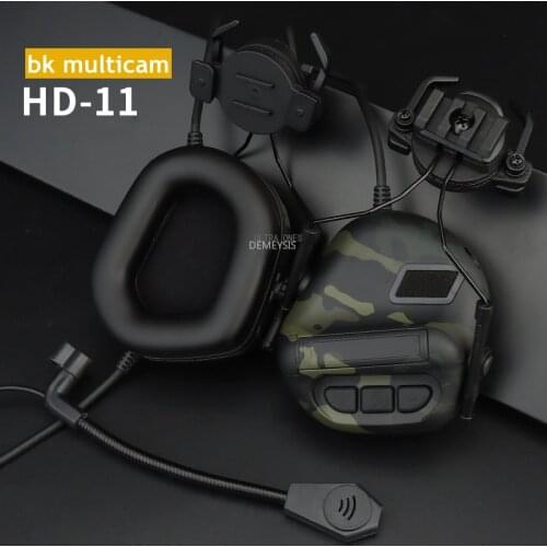 Shooting Tactical Headset Sound Pickup Noise Reduction Function Headsets Ear Protective Headphones for Hunting Airsoft Paintball