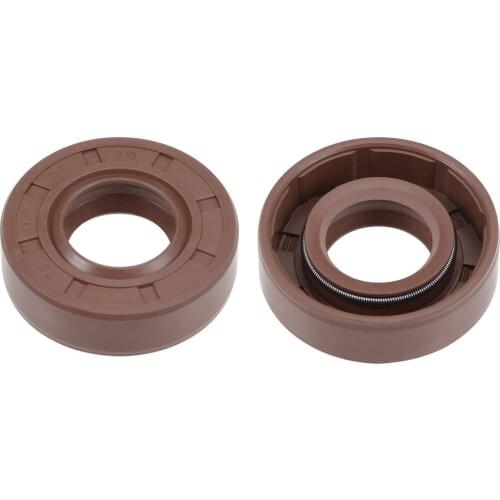 Uxcell Oil Seal 17mm Inner Dia 35mm OD 10mm Thick Fluorine Rubber Double Lip Seals 2Pcs
