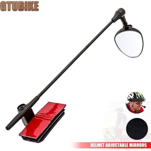 Bike Adhesive Rearview Mirror for Adults Bicycle Cycling Motorcycle Helmet with Crystal Clear View Bicycle Mirror Adjustable