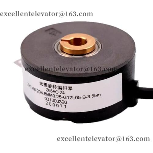 Z65AC-24 Elevator Encoder Use for YTJ031-14 Door Motor ZKT-66-204.8BM0.25-G12L05-B-3.55m Use for Mitsubishi
