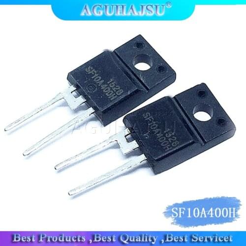 10PCS SF10A400H SF10A400 Ultra-fast recovery rectifier diode 10A 400V TO-220F