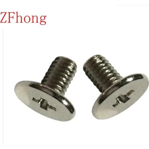 1000pcs M3*3/4/5/6/7/8/10/12 flat and thin head computer black cover screw