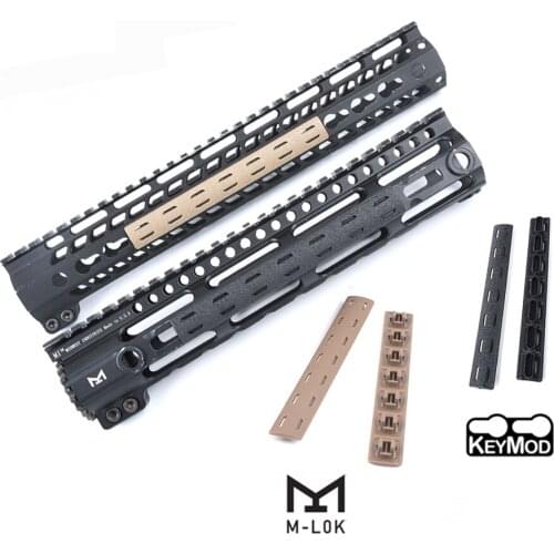 5pcs/1lot BCM Handguard Panel Kit Tactical Softair Polymer Rail Set Protector For M-Lok Keymod Rail Airsoft Hunting Accessories