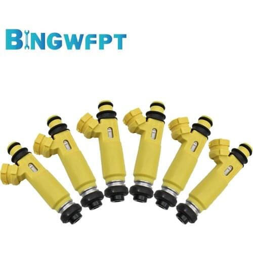 6PCS For Mazda RX8 MX5 297-0041 Fuel Injector 2970041 195500-4450 1955004450
