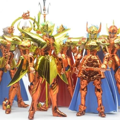 Anime Saint Seiya Gilmo Star Saint Cloth Warrior Myth Ex Devil Fish Sea Horse Sea Dragon Sea Prince Sea Witch Model Toy Gift