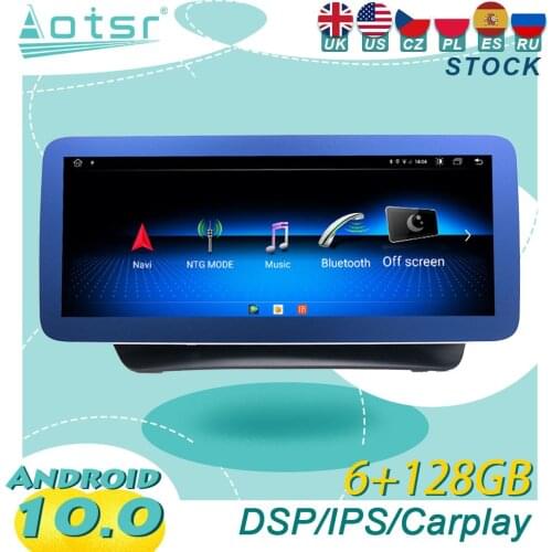 For Mercedes-Benz E200L 260L 300L 2010-2012 Android10 Tesla Car Radio Wireless Carplay GPS Navigation DSP Multimedia Player