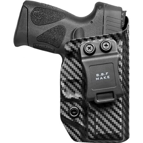 B.B.F Make Taurus G3C Holster, Taurus G2C Holster IWB Kydex Carbon Fiber For Taurus G3C / G2C / G2S / PT111 / PT140 9mm/.40