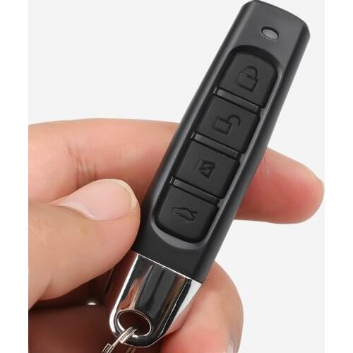 Wireless 433Mhz Remote Control Copy Code Remote 4 Channel Electric Cloning Gate Garage Door Auto Keychain 433.92mhz