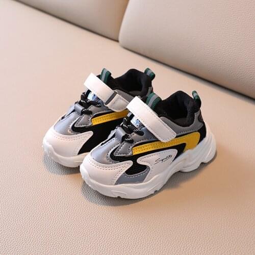 CAPSELLA KIDS Sports Shoes 1-6 Years Boys Mesh Sneakers Children Toddler Soft Sole Breathable Outdoor Girls Running Shoes 21-30