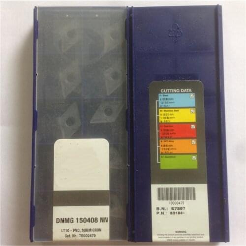 DNMG150408NN LT10 Original CNC blade carbide insert lathe tool 10pcs/lot DNMG150408 NN LT10