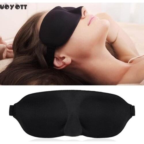 Travel Black Eye Mask for Sleep 1 colors safe non-toxic Soft Padded Shade Cover Rest Relax Sleeping 3D Eye Mask Blindfold