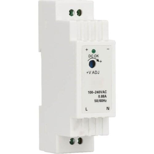 DR-15-12 Plastic case ac-dc Din-Rail SMPS transformer 15w 12v 15v 24v1.25a switching mode power supply 12vdc for led driver