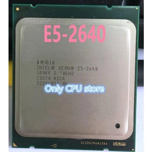 Intel Xeon E5-2640 E5 2640 15M Cache 2.50 GHz 7.20 GT/s Processore CPU e5 2640