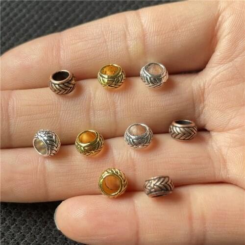 JunKang 30pcs 7mm arrow-shaped spacer beads bracelets necklaces DIY handmade jewelry accessories fitting connector wholesale