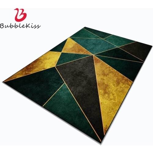 Bubble Kiss Nordic Style Carpet Geometric Pattern Green Carpets For Living Room Bedroom Decor Rug Modern Bedside Floor Area Rugs