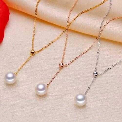 Fashion Pearl Necklace Mountings, Necklace Pendant Findings, Necklace Chain Settings Jewelry Parts Fittings Charm Accessories