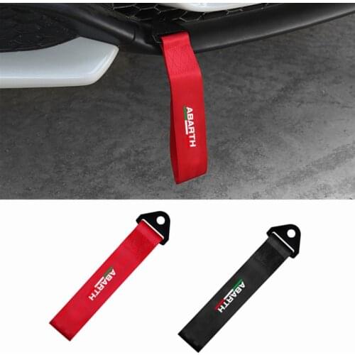 Nylon Fashion Trailer Tow Rope Tow Strap Hook Belt for Fiat Abarth Aegea Doblo Panda Uno Palio Auto Exterior Decoration Styling