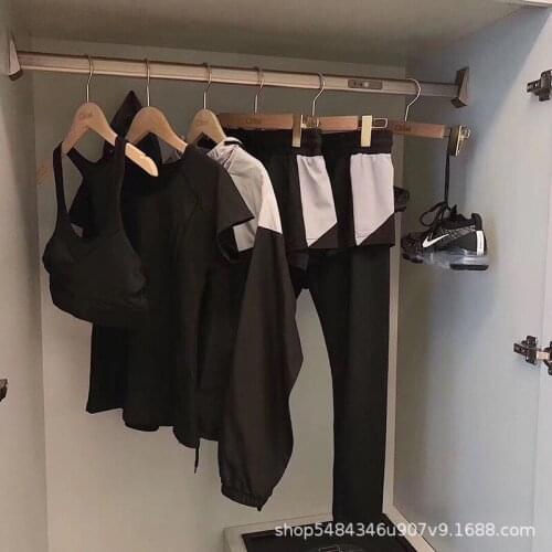 Yoga Clothes Womens Breathable Five-Piece Running Sports Fitness Leisure Suit Womens Spot One Piece Dropshipping